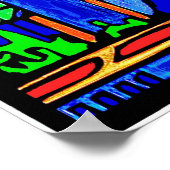 Poster Ville Skyline 14 (Coin)