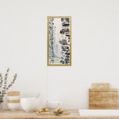 Poster Ville Treetop moderne (Cuisine)