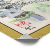 Poster Ville Treetop moderne (Coin)