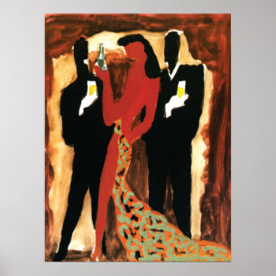 Poster Villemot pour Perrier Ad 1983