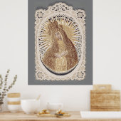 Poster Vilnius Madonna dans la prière ... fine art (Cuisine)