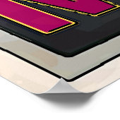 Poster Vin de merlot vintage (Coin)