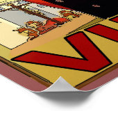 Poster Vin espagnol, Vino (Coin)