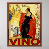 Poster Vin espagnol, Vino (Devant)