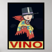 Poster Vin espagnol, Vino (Devant)