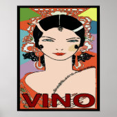 Poster Vin espagnol, Vino (Devant)