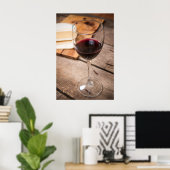 Poster Vin et fromage (Bureau à domicile)