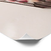 Poster Vin et raisins du panier brillant (Coin)