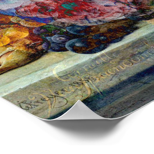 Poster Vin et Rose (Coin)