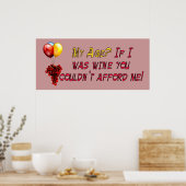 Poster Vin fin (Cuisine)