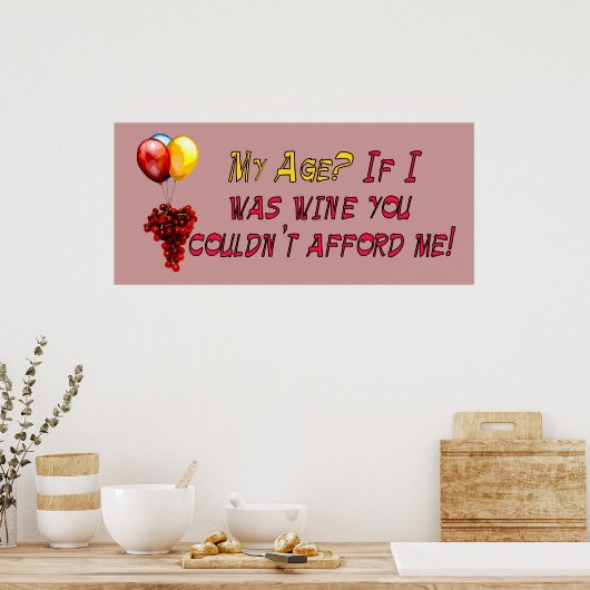 Poster Vin fin (Cuisine)