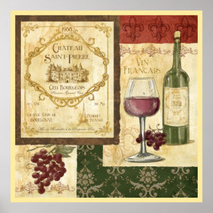 Poster Vin Francais