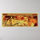Poster Vin inca Alphonse Mucha refaire horizontal (Devant)