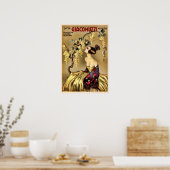 Poster Vin italien Vermouth Publicité Vintage (Cuisine)