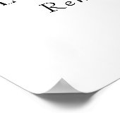 Poster Vin & Pizza Dîner De Répétition Parfait (Coin)