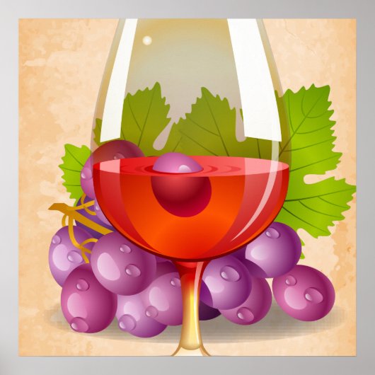 Poster Vin Rouge (Devant)