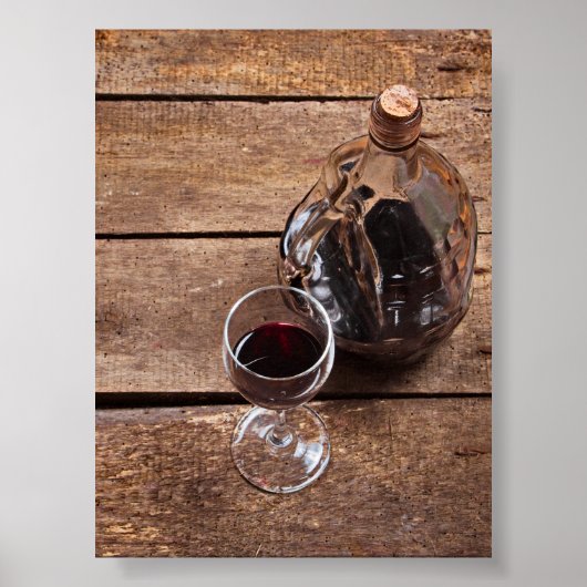 Poster vin rouge (Devant)