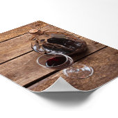 Poster vin rouge (Coin)