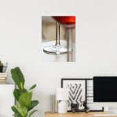 Poster Vin rouge. (Bureau à domicile)