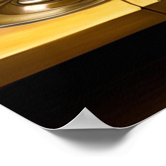 Poster Vin Rouge Et Raisins (Coin)