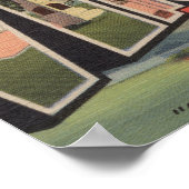 Poster Vincennes, Indiana - Scènes de grandes lettres (Coin)