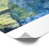 Poster Vincent avec casquette paille et chemise bleue de  (Coin)