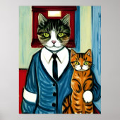 Poster Vincent Cat Gogh (Devant)