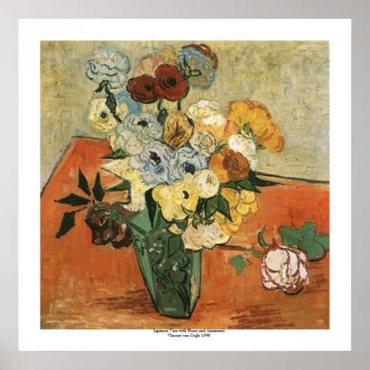 Poster Vincent van Gogh (Devant)