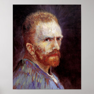 Poster Vincent Van Gogh - 1887 Peinture d'auto-portrait