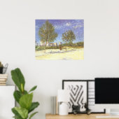 Poster Vincent van Gogh - A la périphérie de Paris (Bureau à domicile)