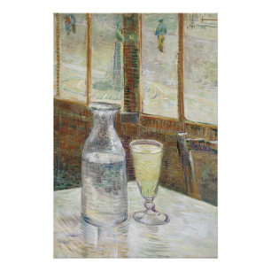 Poster Vincent van Gogh Absinthe célèbre peinture