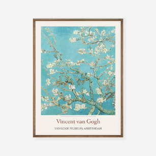Poster Vincent Van Gogh Almond Blossom 1890 Exposition d'