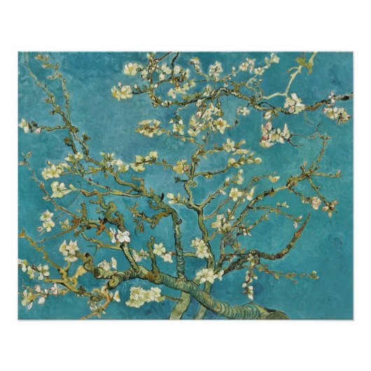 Poster Vincent van Gogh Almond Blossom Gallery (Devant)