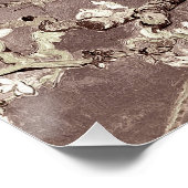 Poster Vincent Van Gogh Almond Blossoms Taupe Beige (Coin)