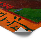 Poster Vincent van Gogh - Arbre à prune floraison (Coin)