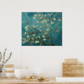 Poster Vincent Van Gogh - Arbre d'amandiers en fleurs (Cuisine)