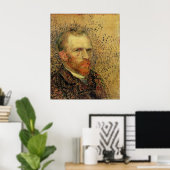 Poster Vincent Van Gogh Autoportrait (Bureau à domicile)