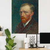 Poster Vincent Van Gogh Autoportrait (Bureau à domicile)