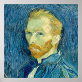 Poster Vincent Van Gogh Autoportrait 1889 (Devant)