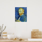 Poster Vincent van Gogh - Autoportrait à la palette (Cuisine)