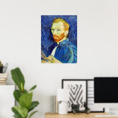 Poster Vincent van Gogh Autoportrait, Art Vintage (Bureau à domicile)