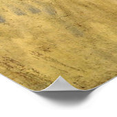 Poster Vincent van Gogh Autoportrait avec Casquette paill (Coin)