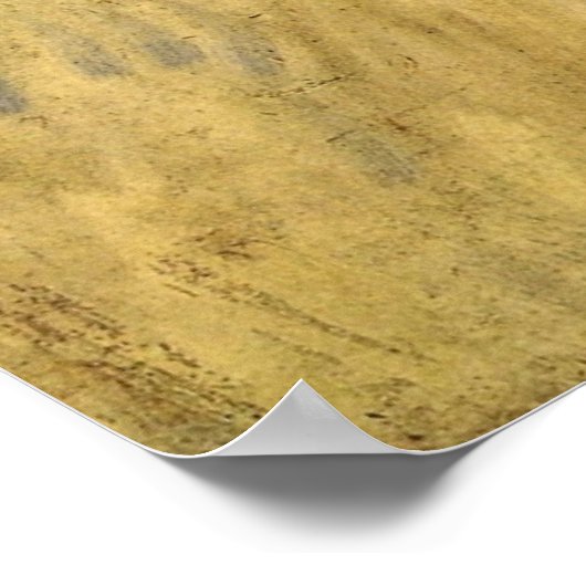 Poster Vincent van Gogh Autoportrait avec Casquette paill (Coin)