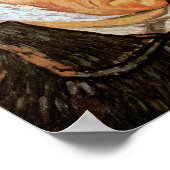 Poster Vincent Van Gogh - Autoportrait Avec Oreille Bando (Coin)