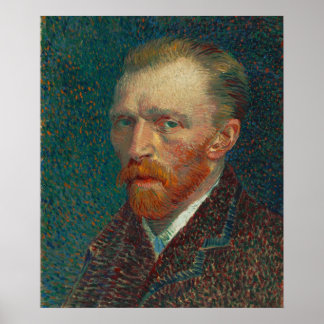 Poster Vincent Van Gogh, Autoportrait Printemps 1887
