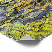 Poster Vincent van Gogh Bateaux de pêche à Saintes-Maries (Coin)