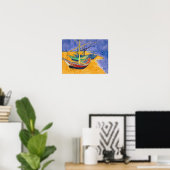 Poster Vincent van Gogh | Bateaux de pêche sur la plage (Bureau à domicile)
