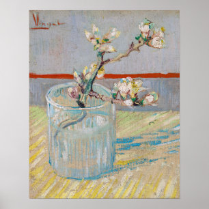 Poster Vincent van Gogh - Branche d'amandier dans un verr