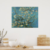 Poster Vincent van Gogh Branches avec Fleur d'amandes (Cuisine)