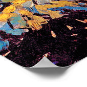 Poster Vincent Van Gogh - Branches de l'acacia en florais (Coin)